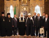  встреча Святейшего Патриарха Кирилла с председателем Управления мусульман Кавказа шейх-уль-исламом Аллахшукюром Паша-заде